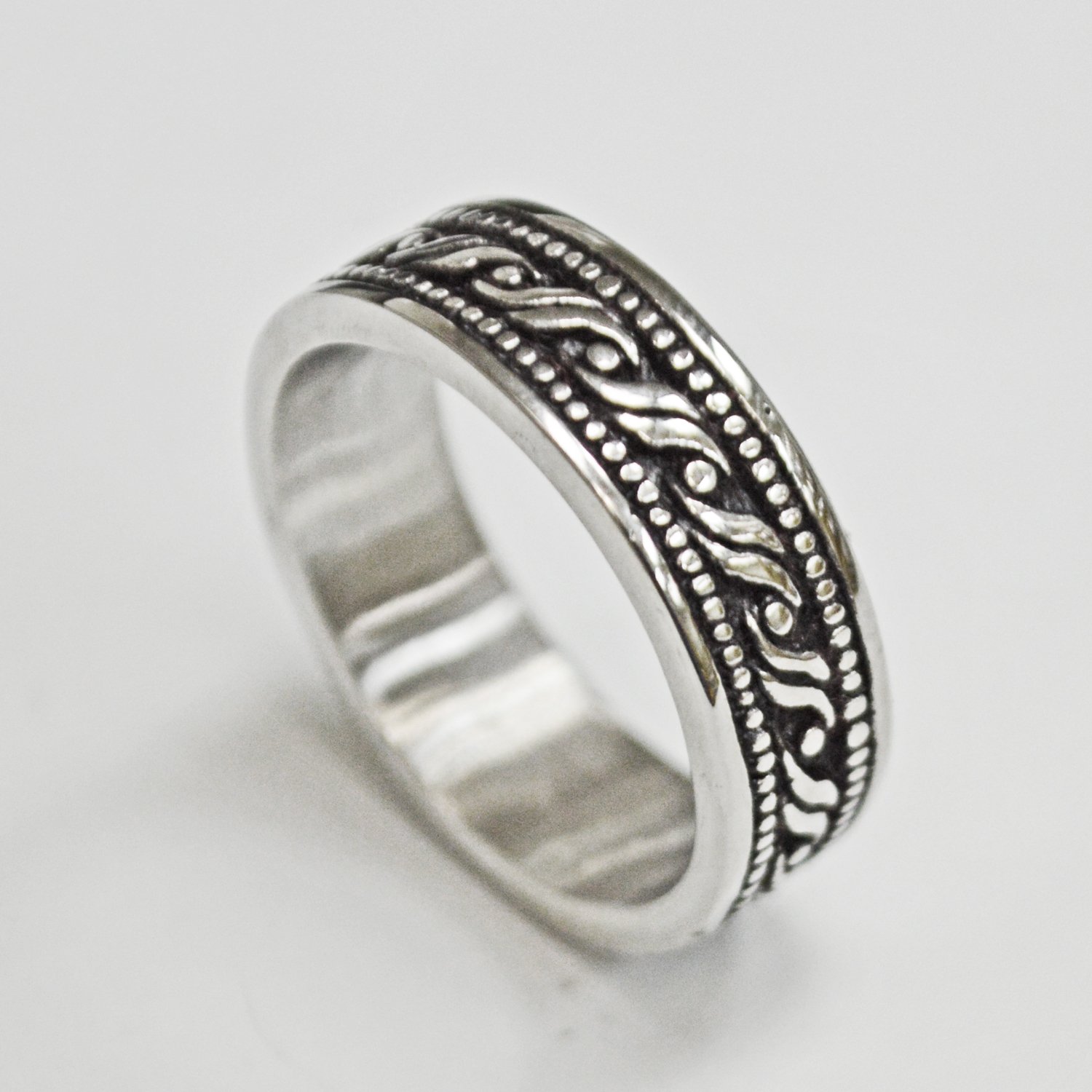 STAINLESS STEEL RING (8mm) 81-1281
