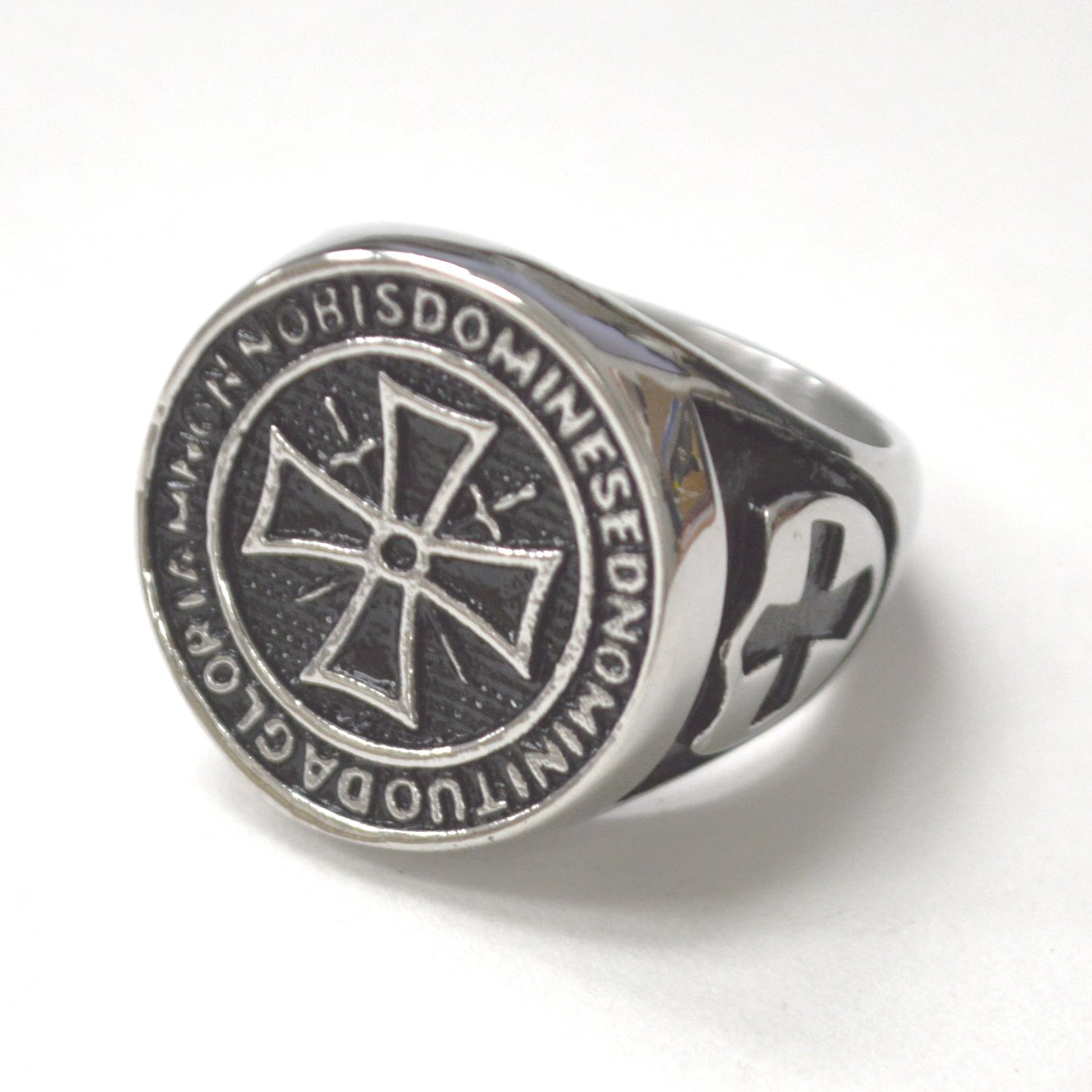 Knight Templar Stainless Steel Ring 81-1836
