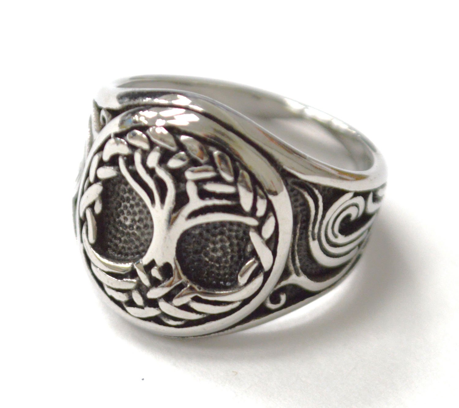 Tree of Life Stainless Steel Rings 81-1654