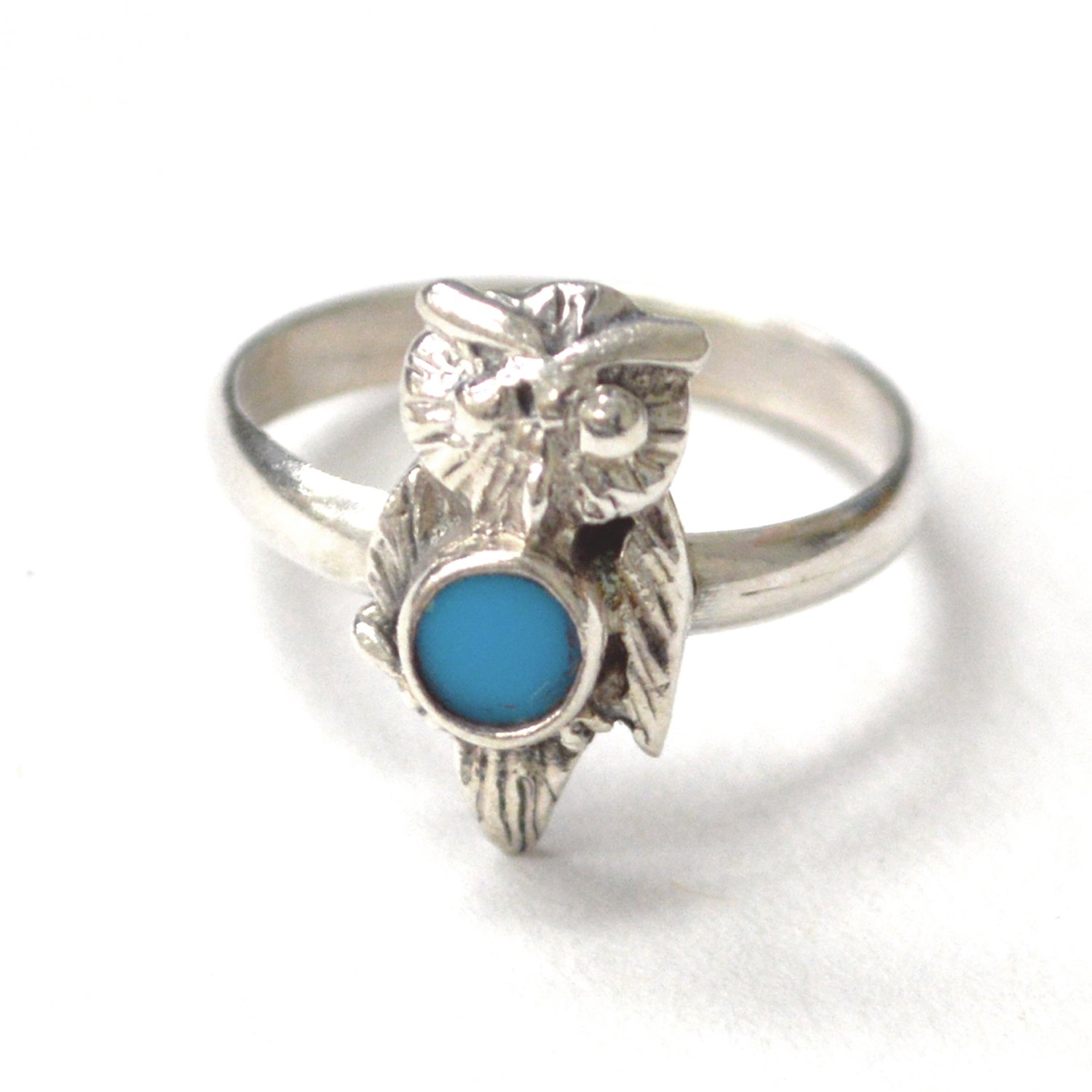 Owl Sterling Silver Ring 51-3081