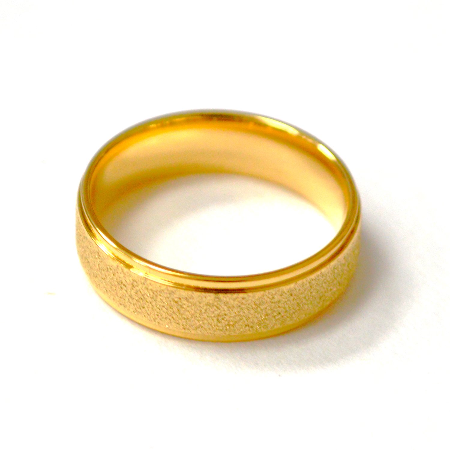 Glitter Gold IP Plated Ring 81-1798G