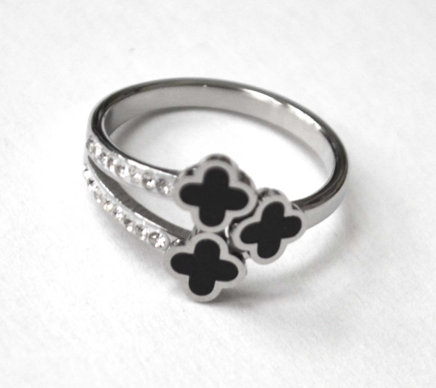 Stone Stainless Steel Ring 81-1487S