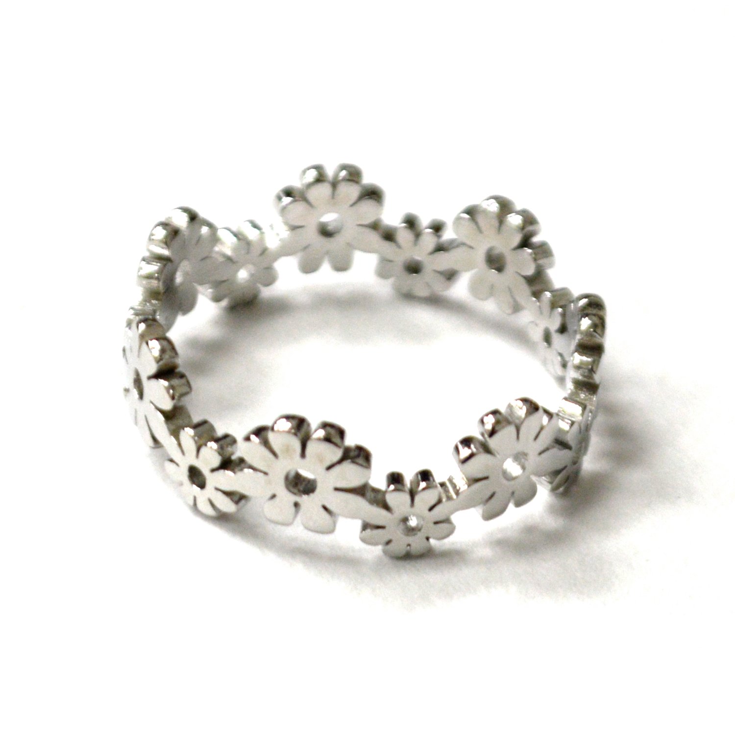 Daisy Stainless Steel Rings 81-1711S