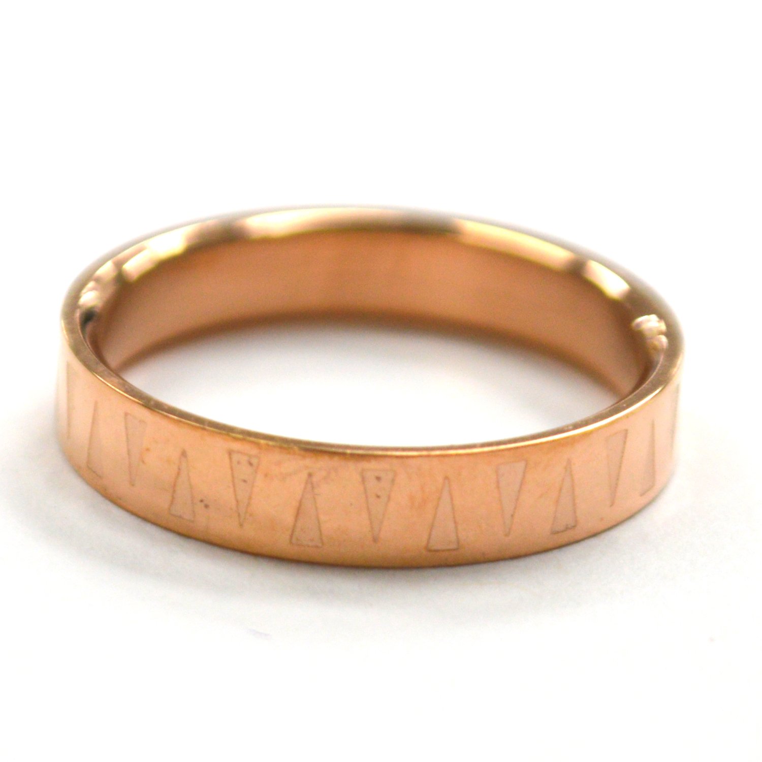Rose Gold Plated Stainless Steel Ring 81-226