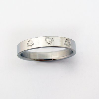 STAINLESS STEEL RING (4mm) 81-435
