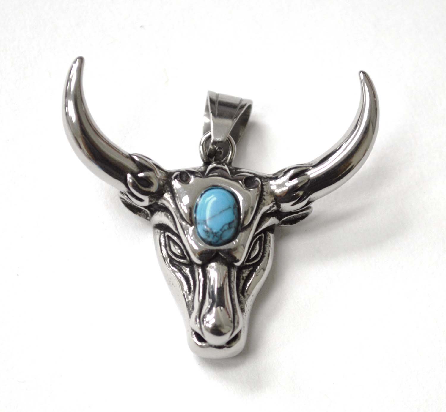 Bull Head Stainless Steel Pendant 86-2806