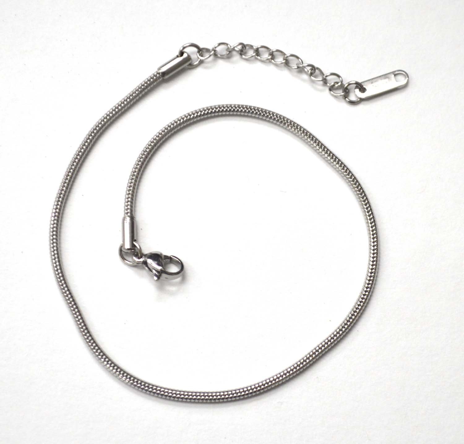 2mm Snake Stainless Steel Anklet  82-215