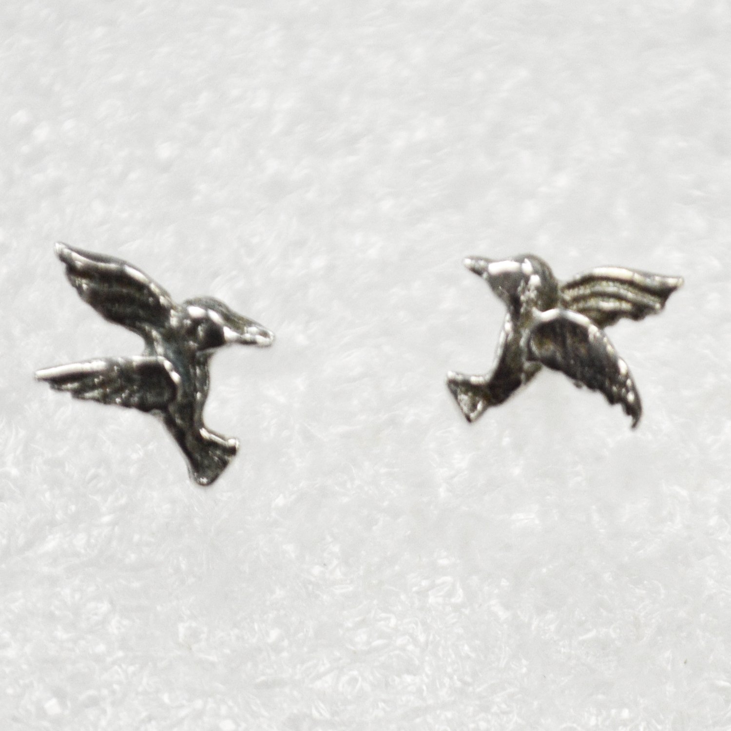 Humming Bird Stud Sterling Silver Earring 53-5267