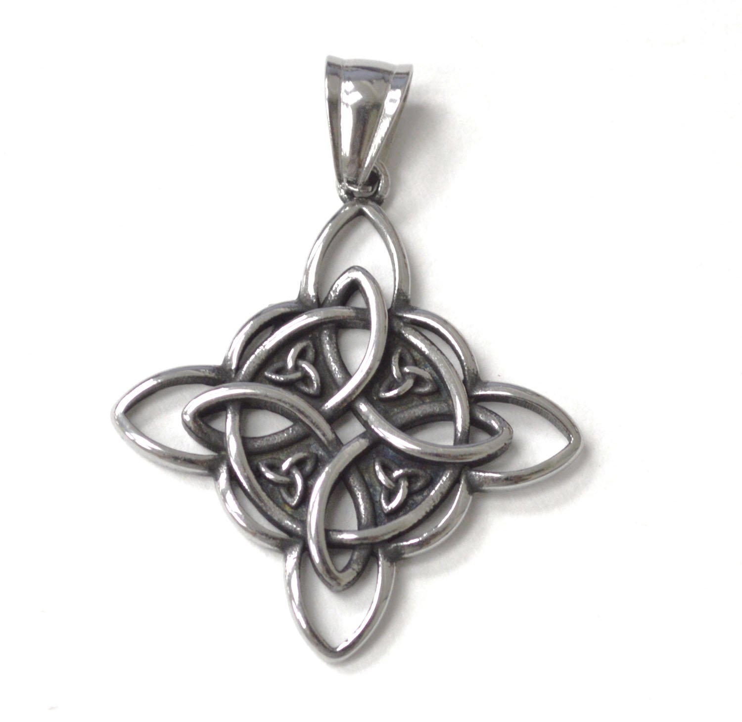 Witch Knot Stainless Steel Pendant 86-2845S