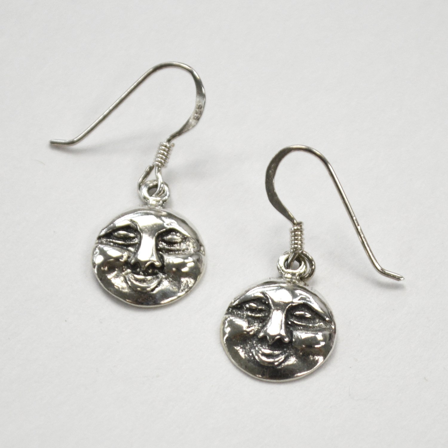 Moon Sterling Silver Earrings 53-5249