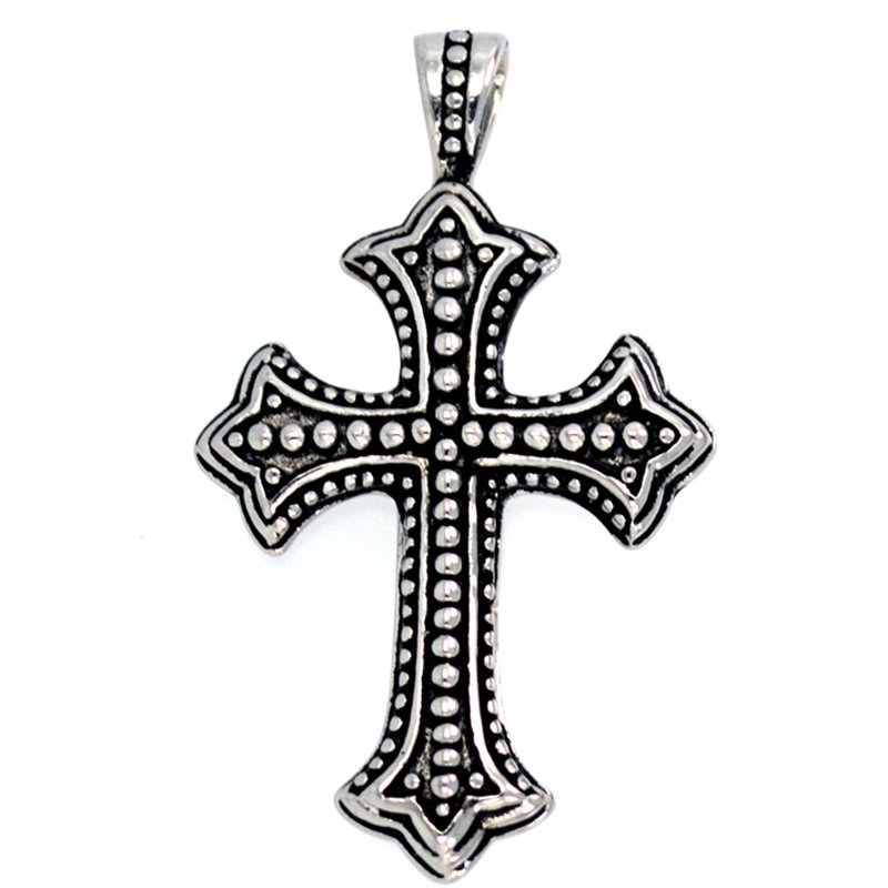 Cross Pendant Stainless Steel 86-1205L