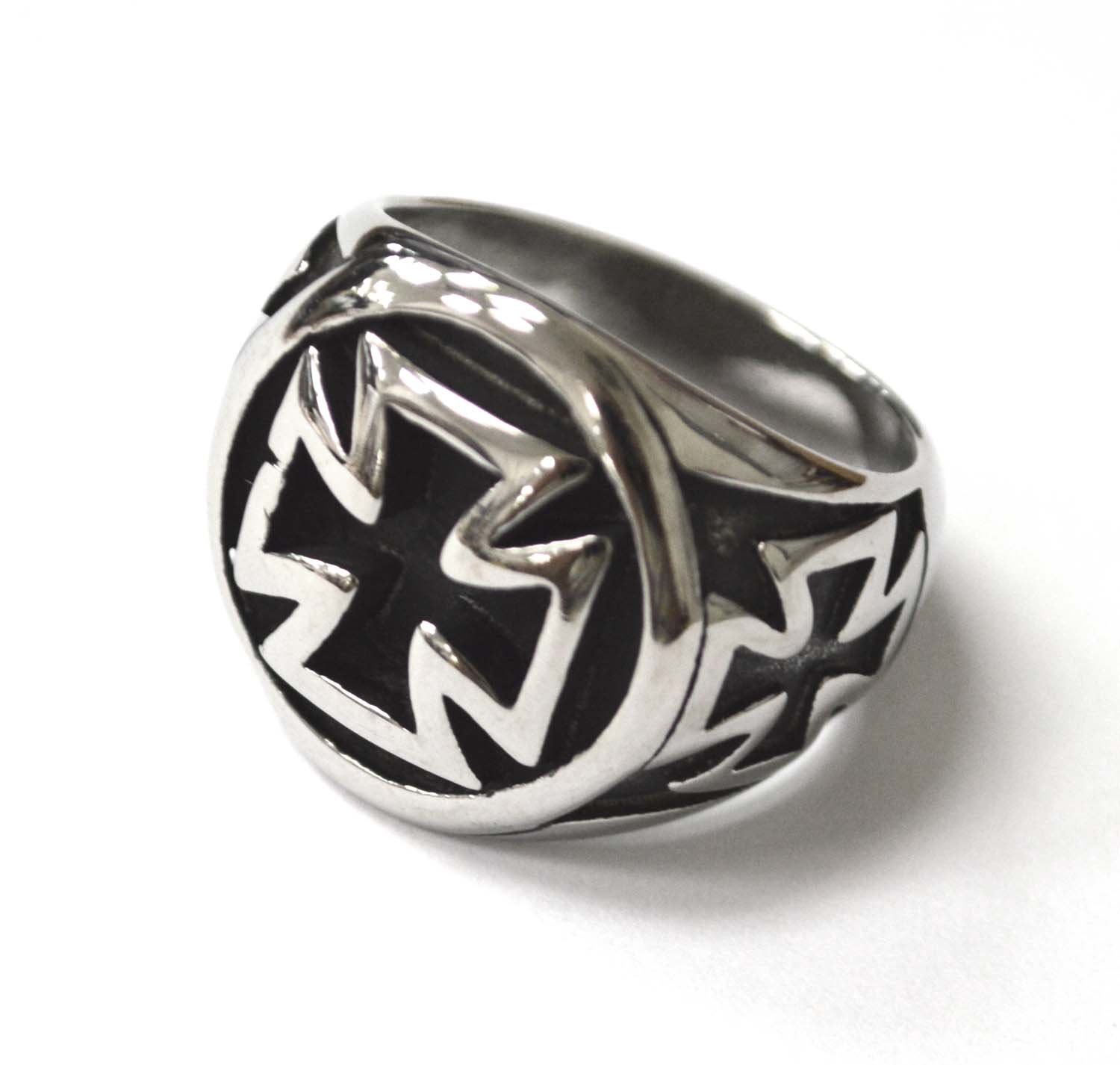 Cross Stainless Steel Ring 81-1479