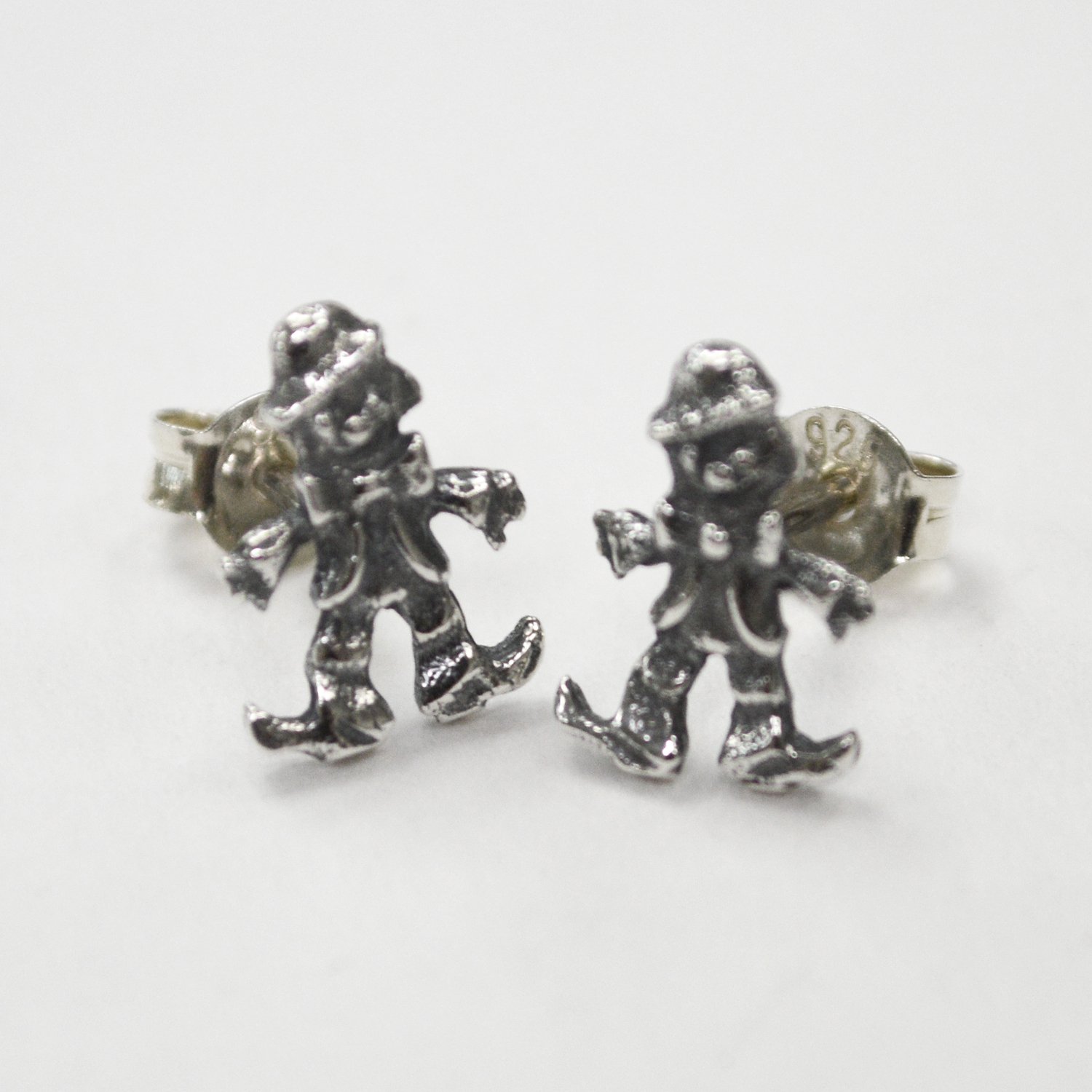 Clown Stud Sterling Silver Earring 53-5268