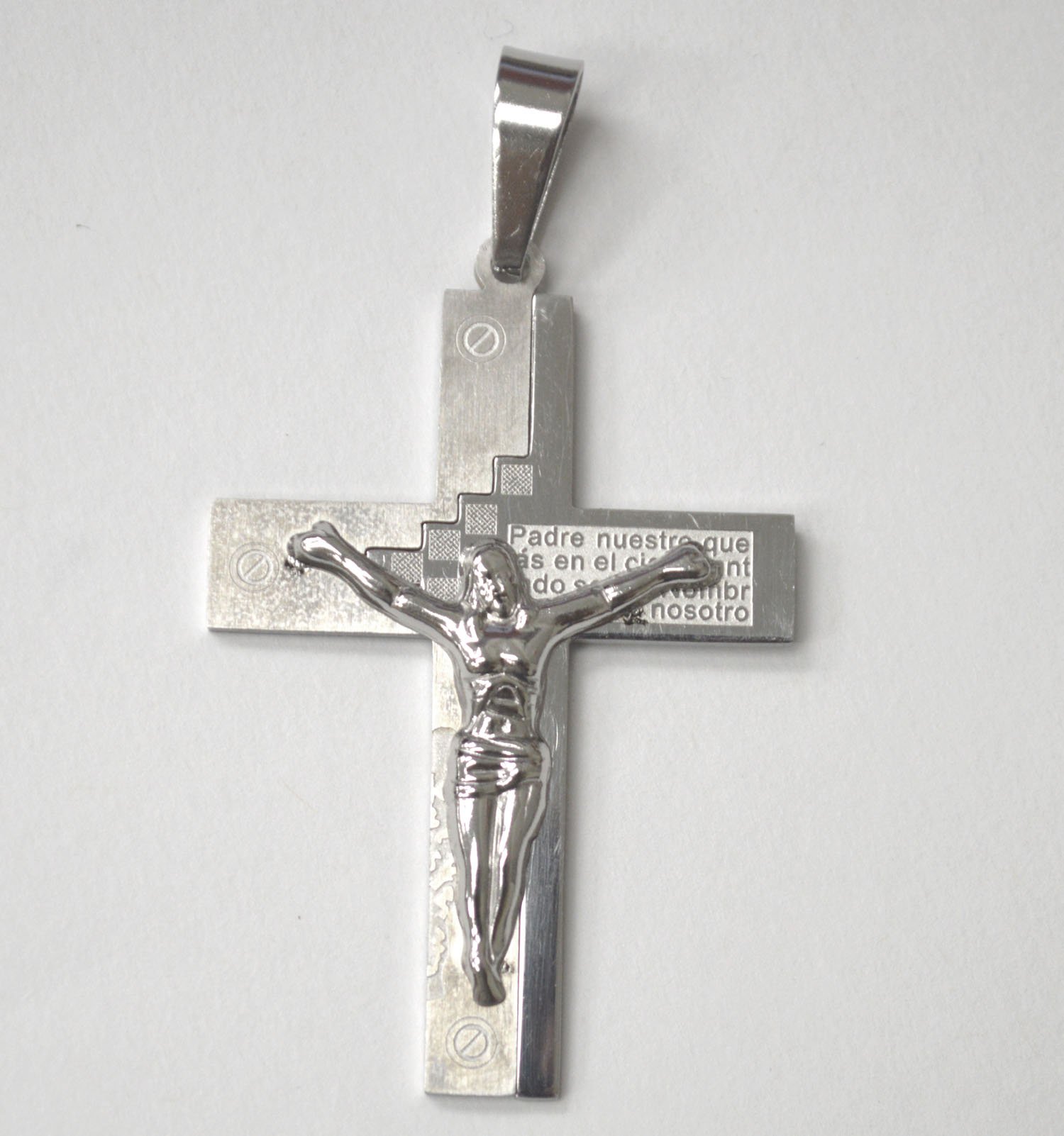 Crucifix Stainless Steel Pendant 86-2852