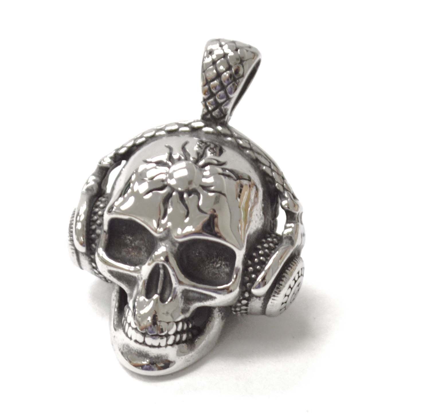 Skull Head Stainless Steel Pendant 86-2565