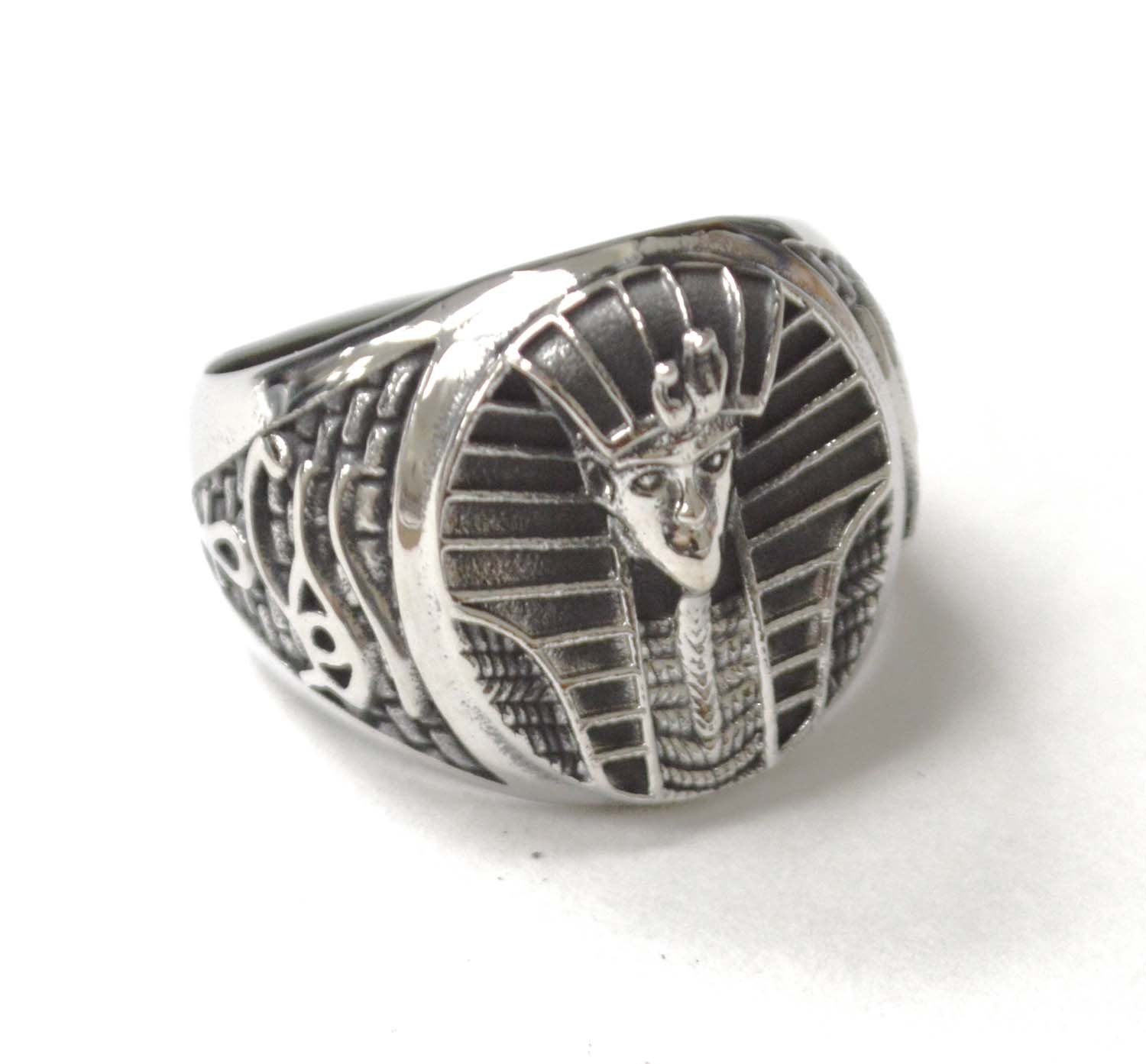 Pharoah Stainless Steel Ring 81-1553S