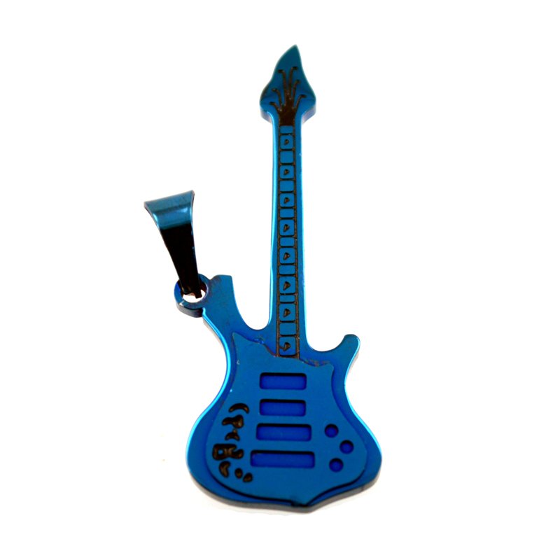 ELECTRIC GUITAR Pendant 86-1288 Blue