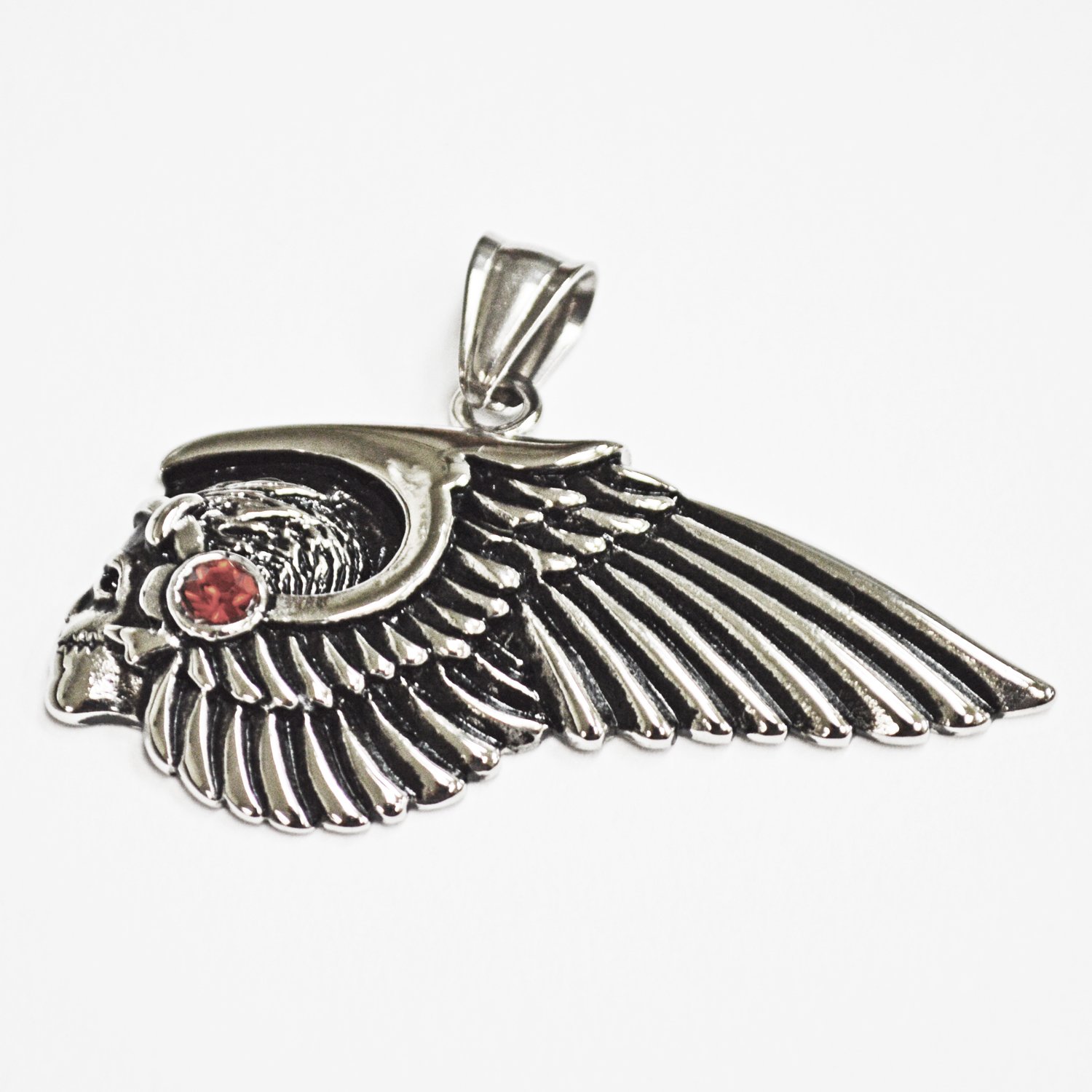 Skull Head with Wing Pendant 86-2200