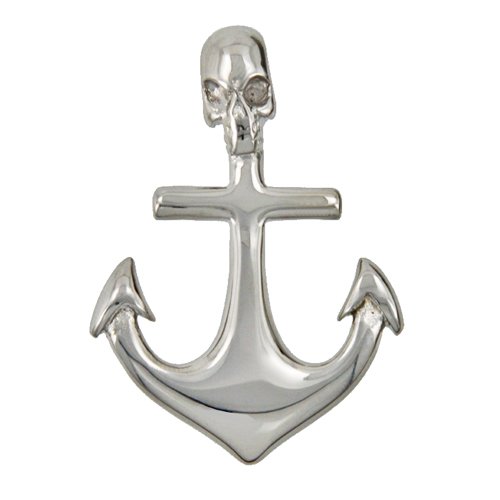 ANCHOR WITH SKULL Pendant 86-1415
