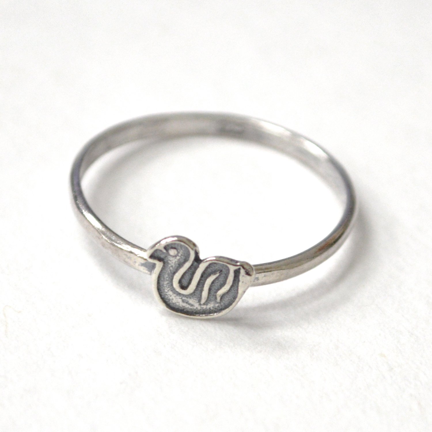 Duckling Sterling Silver Ring 51-3093