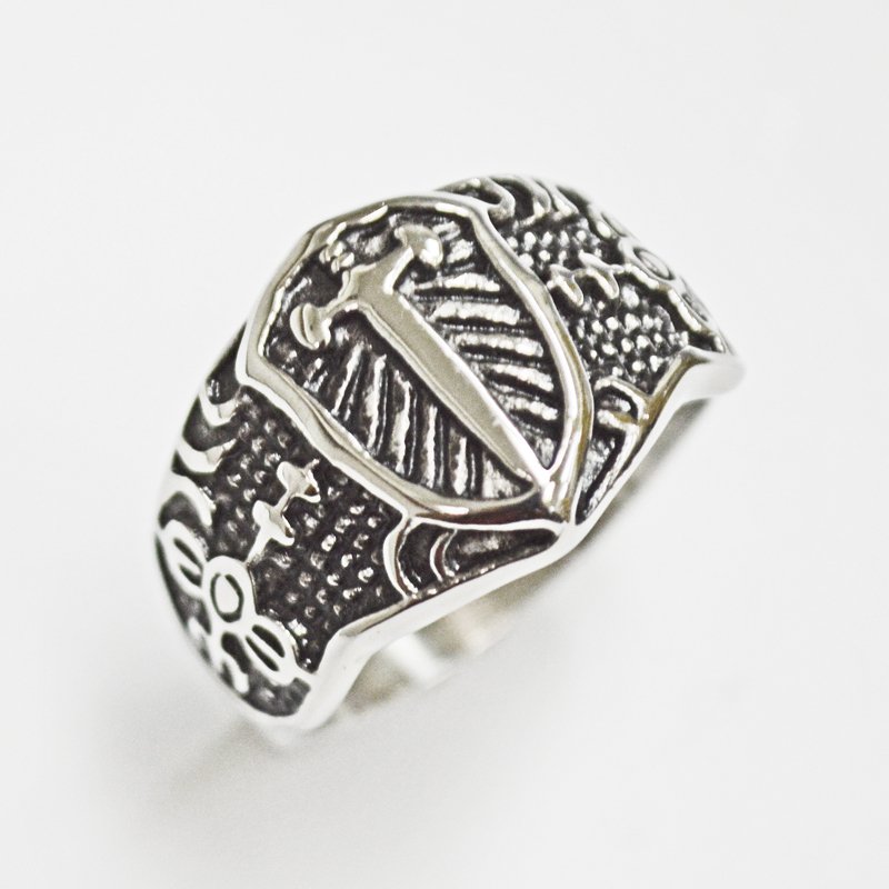 Sword Shield Ring (15mm) 81-1255