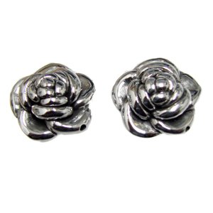 Rose Sterling Silver Earring 53-1088