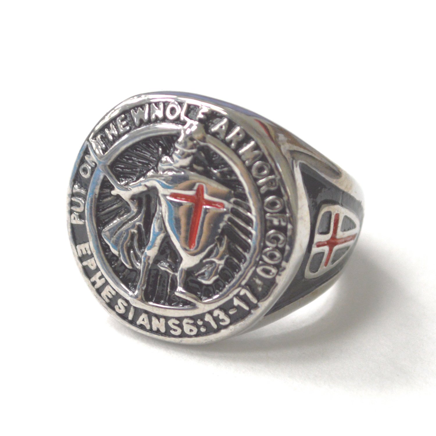 Knight Templar Stainless Steel Ring 81-1776S