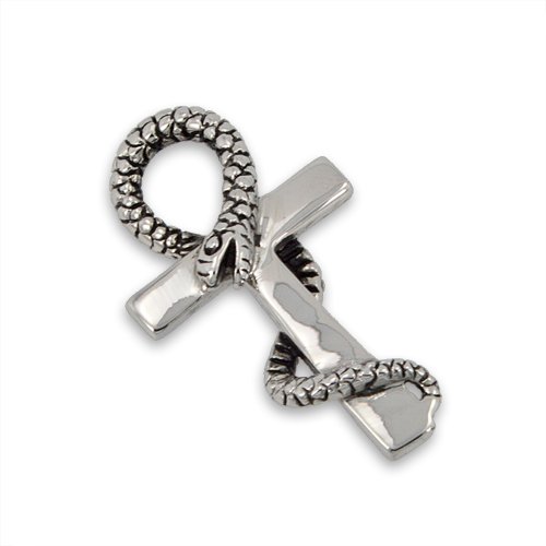 Stainless Steel Snake Pendant (23x40mm)