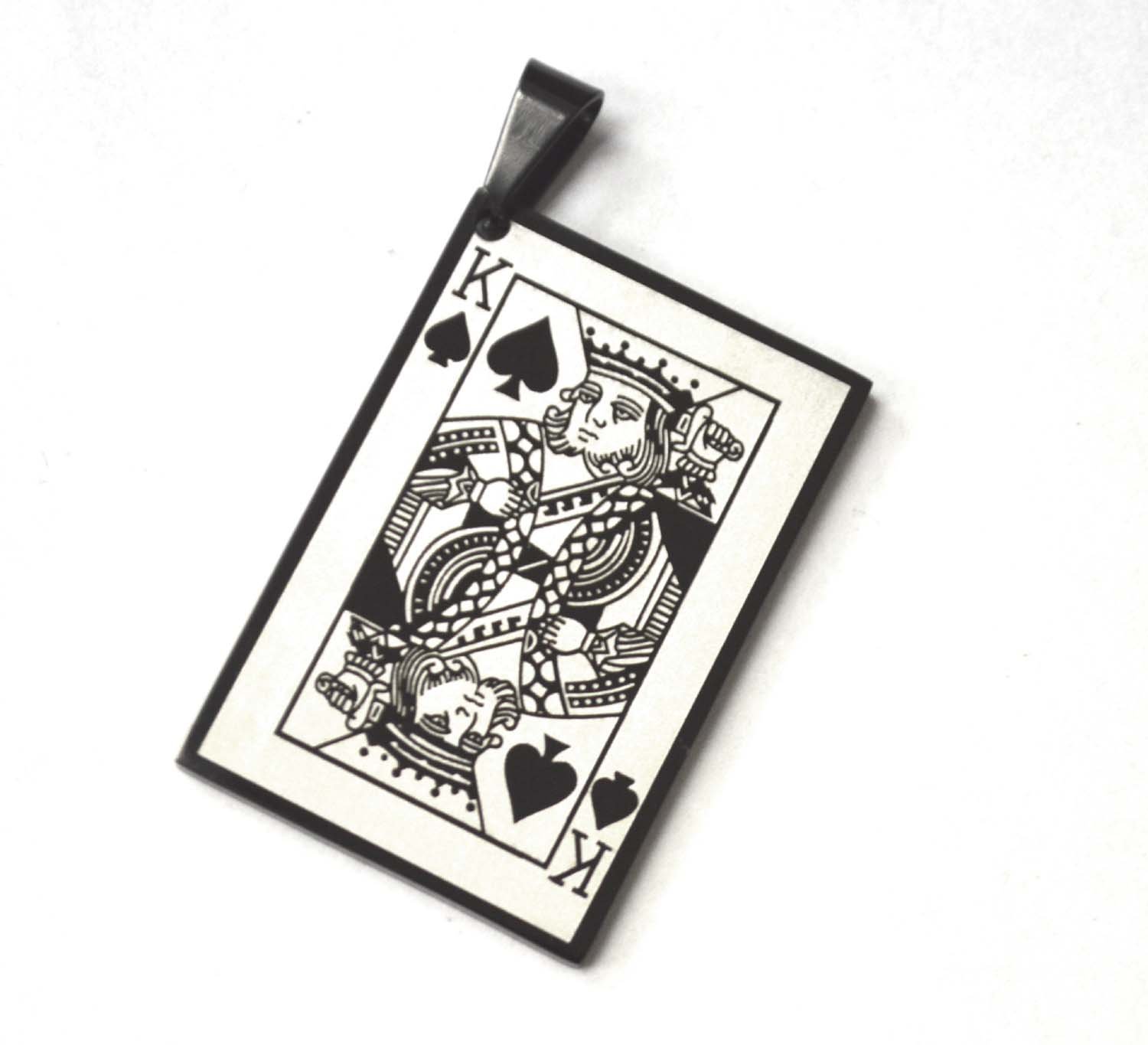 King Playing Card Pendant 86-2409B