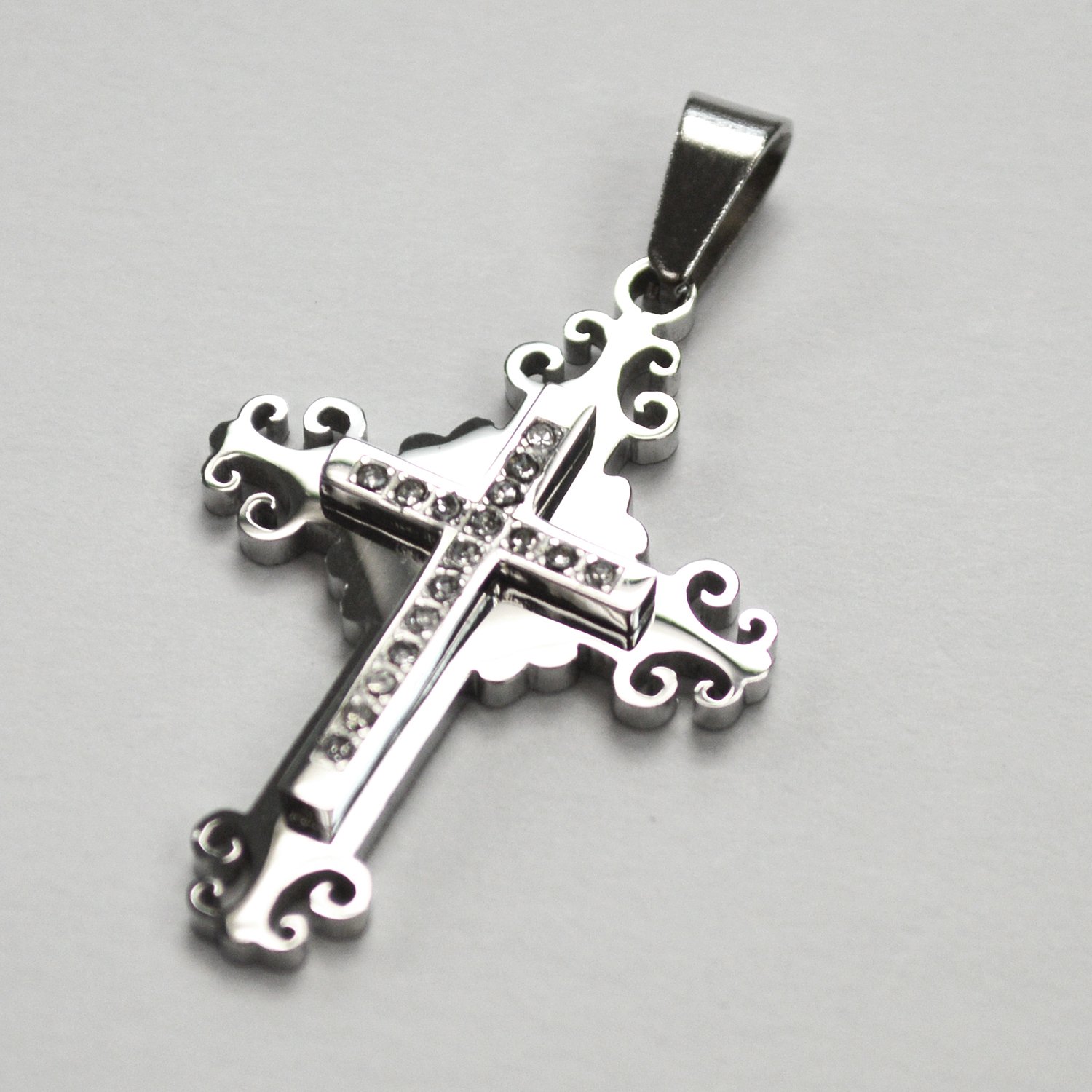 Cross Stainless Steel Pendant 86-2254S