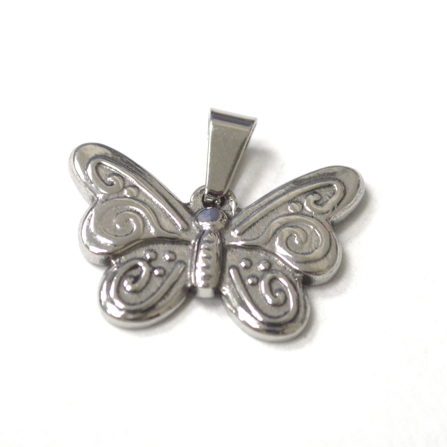 Butterfly Stainless Steel Pendant 86-3048
