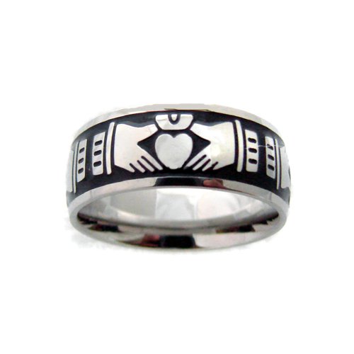 Claddagh Stainless Steel Ring   81-839