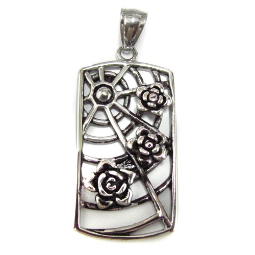 Stainless Steel Pendant (22x40mm) 86-498