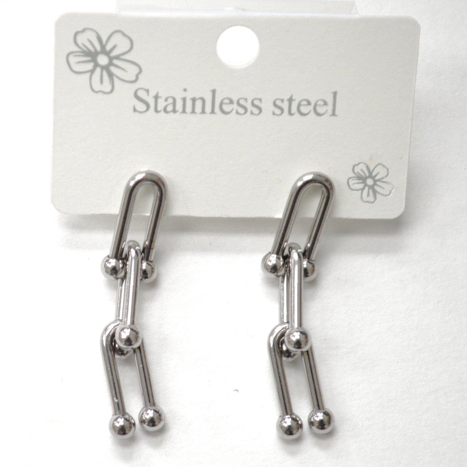 Designers Inspired Stainless Steel Earrings 83-949S