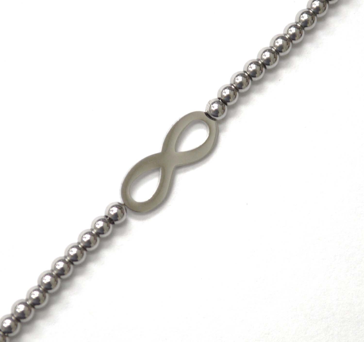 Infinity Stainless Steel Bracelet 84-1822S