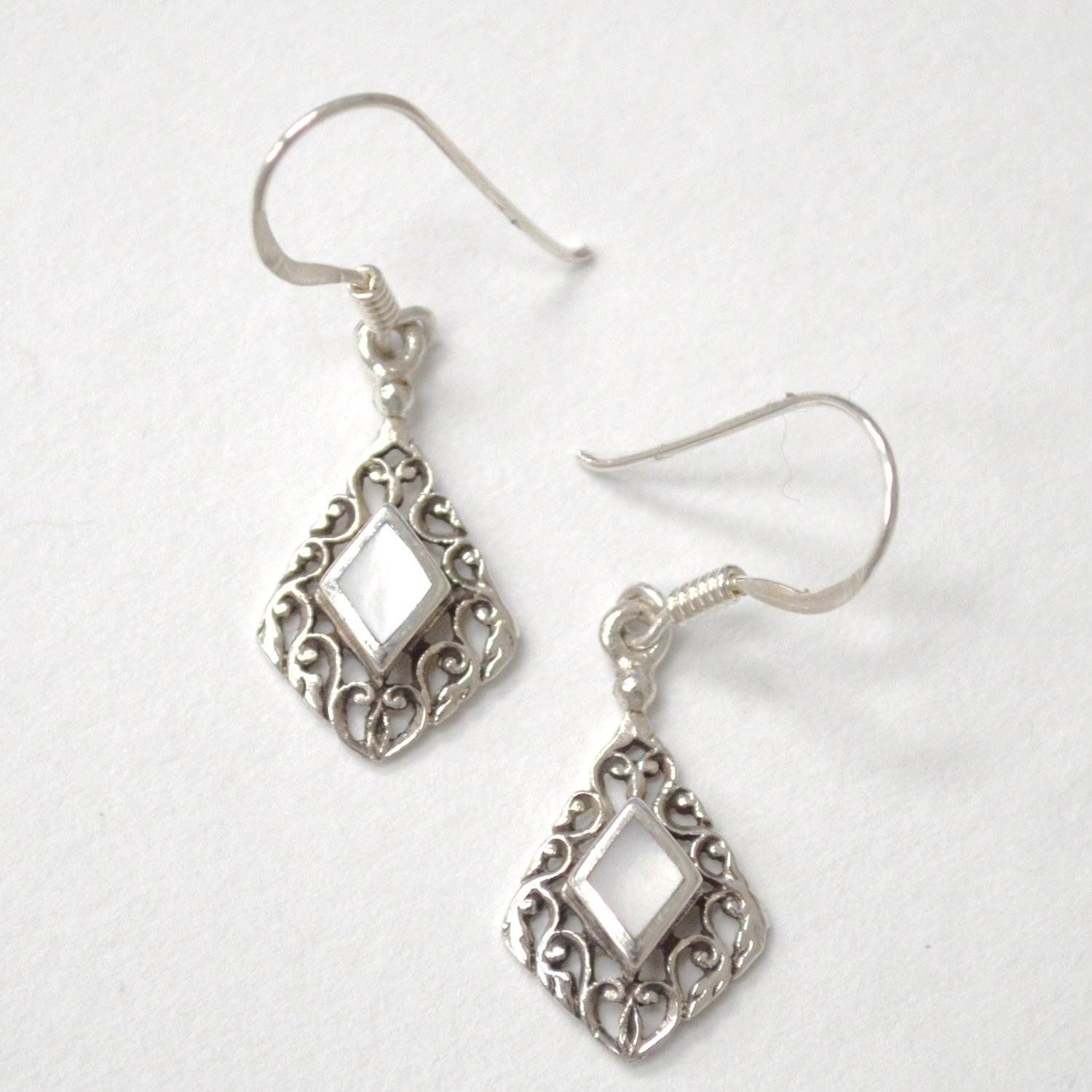 Sterling Silver Stone Earrings 53-5275