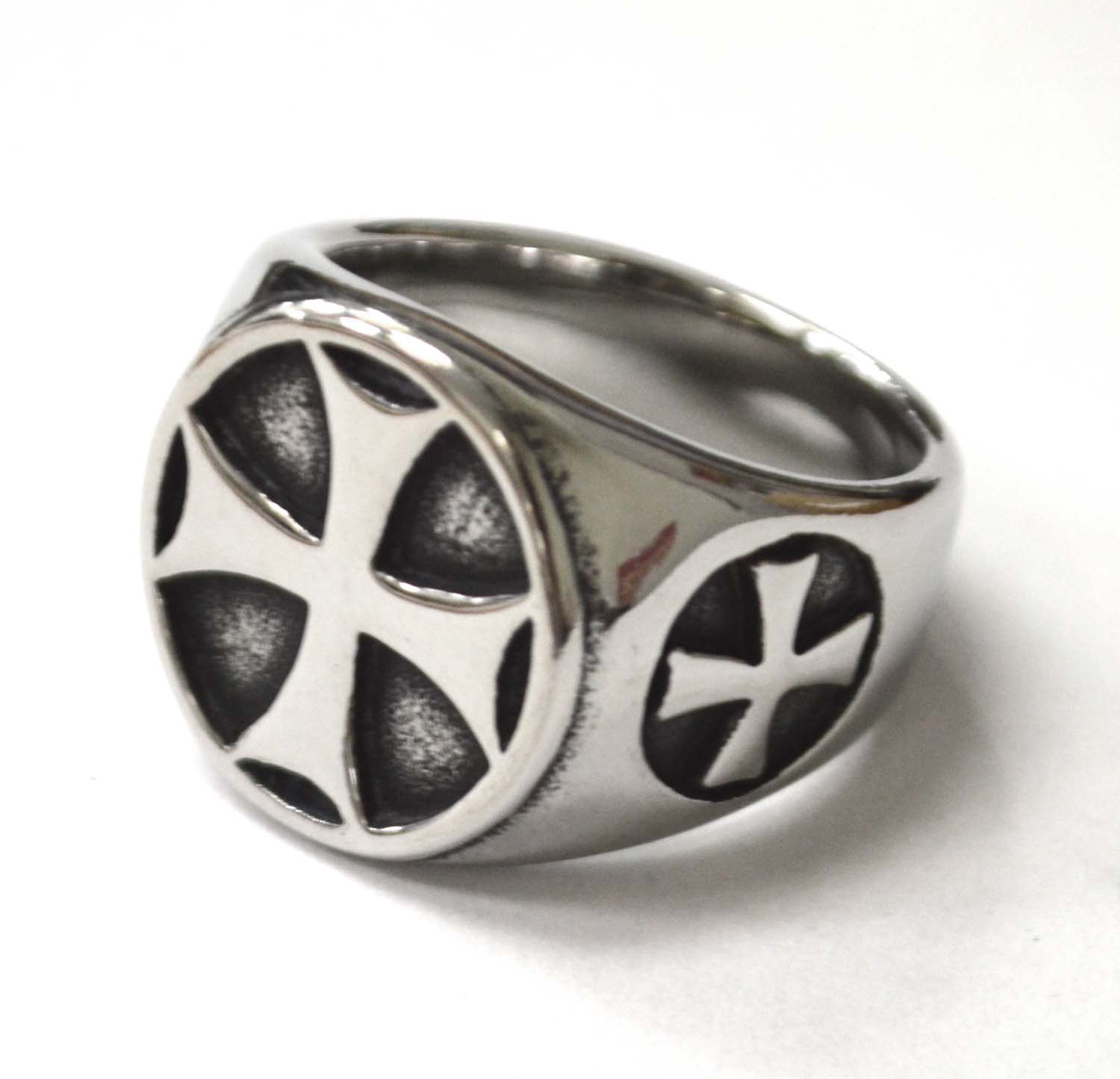 Cross Stainless Steel Ring 81-1458