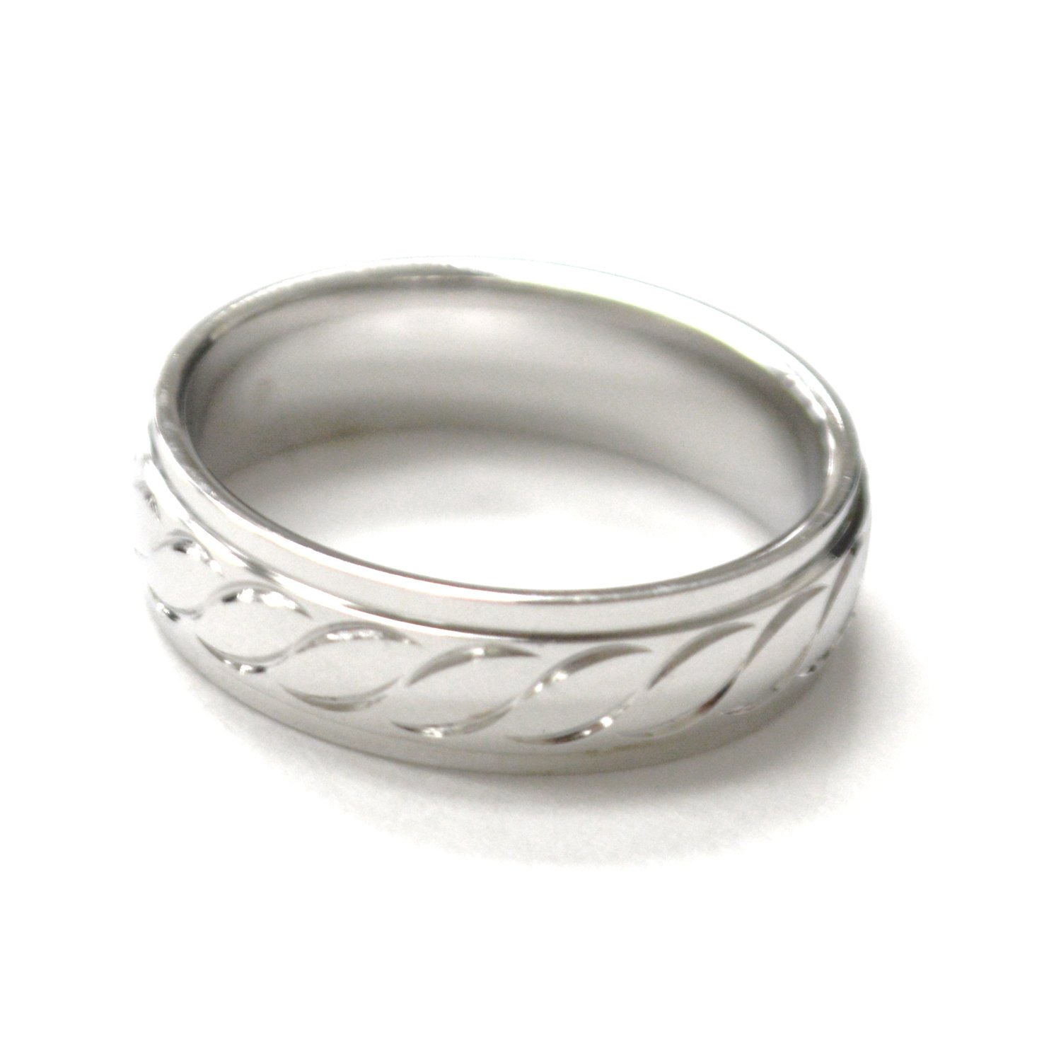 Texture Stainless Steel Ring 81-1742S