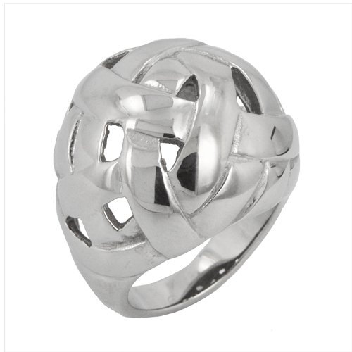 Cut Out Interwoven Dome Ring 81-671