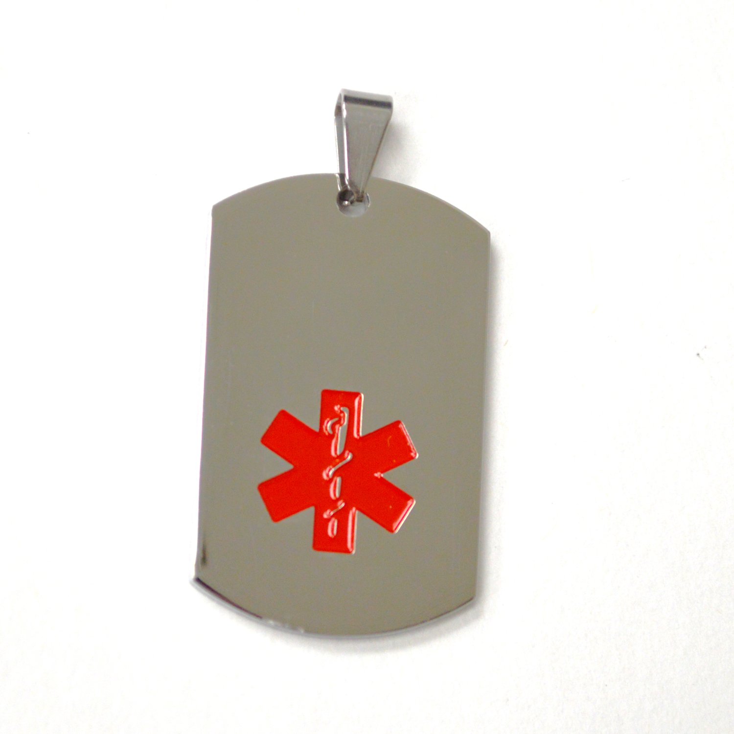 Medical Tag Stainless Steel Pendant 86-2437S