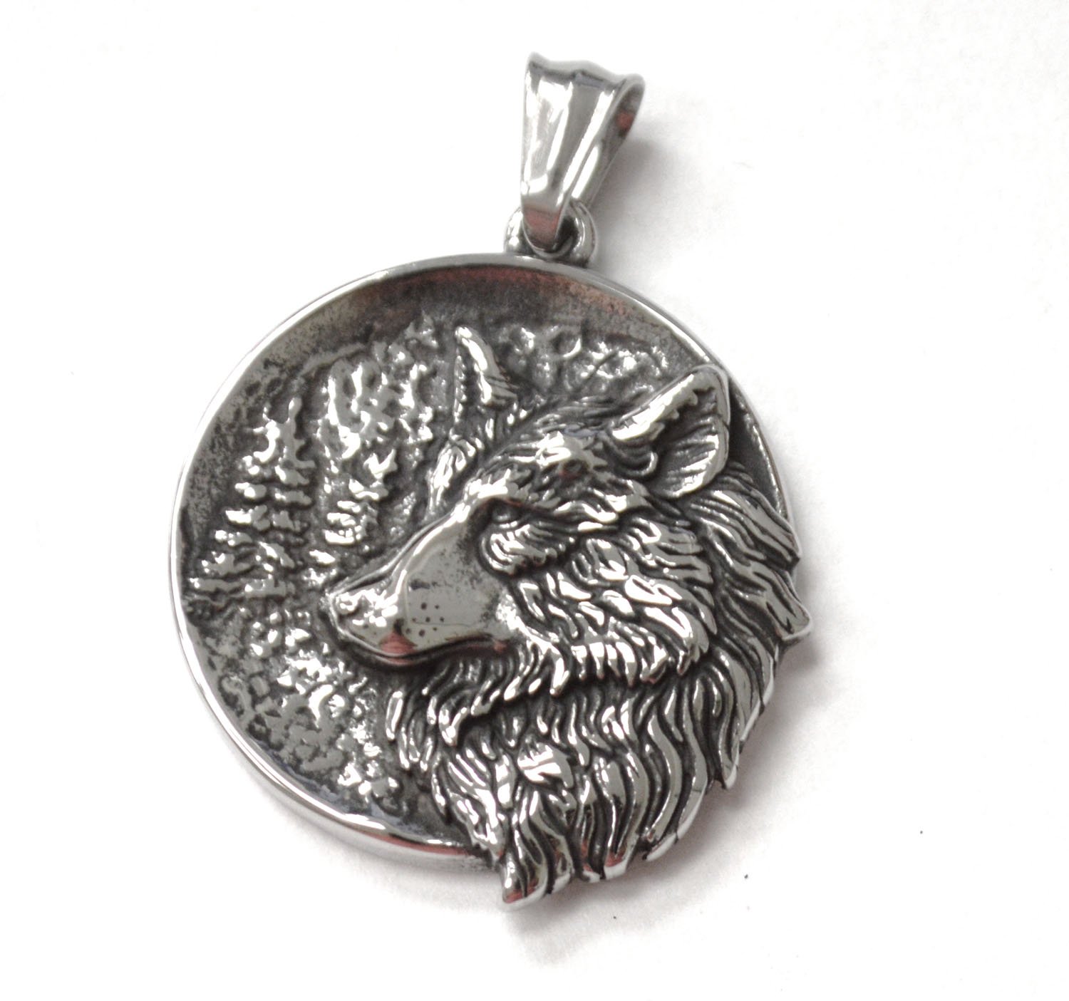Wolf Stainless Steel Pendant 86-2869