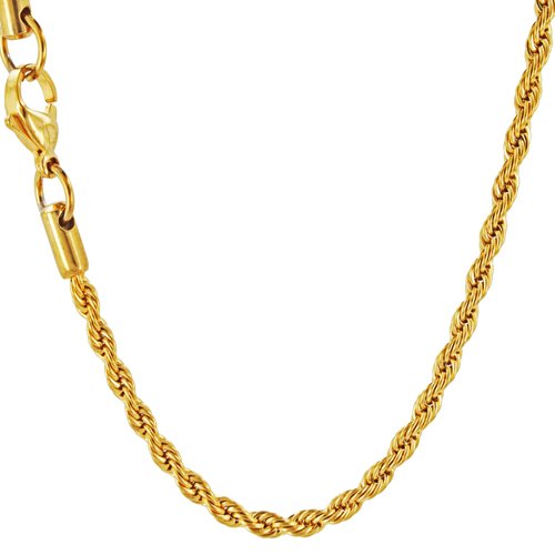 3mm Gold IP Plate Rope 85-143G-3