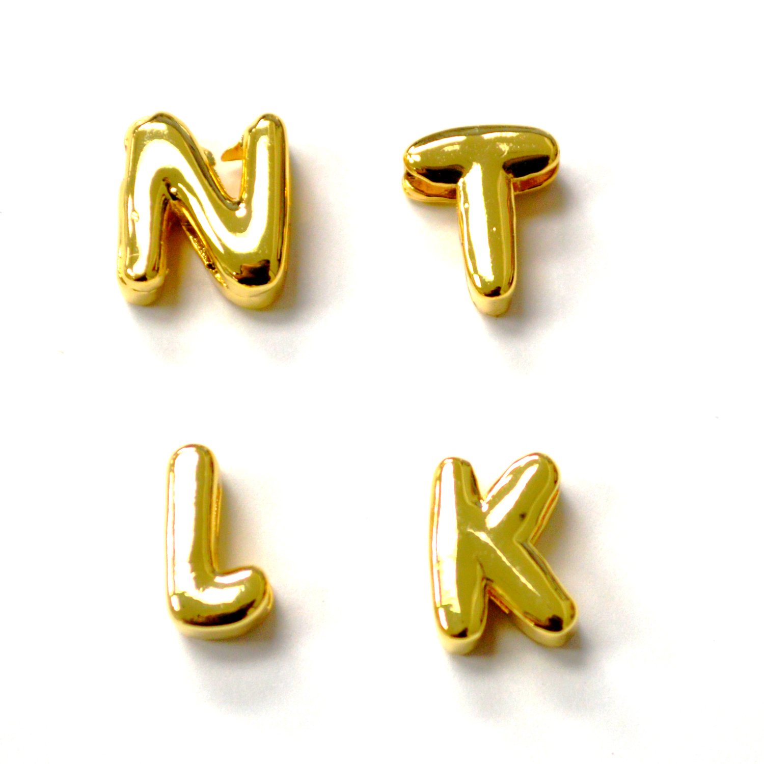 Initials Laminated Gold Plated Pendant 86-3112G