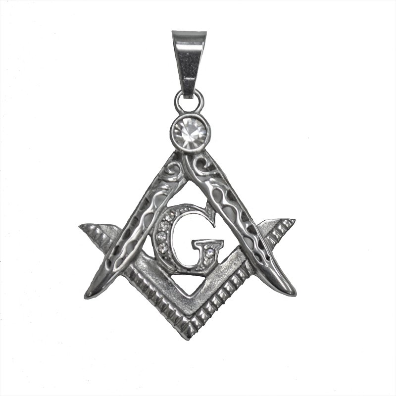 Masonic Pendant Stainless Steel 86-1366