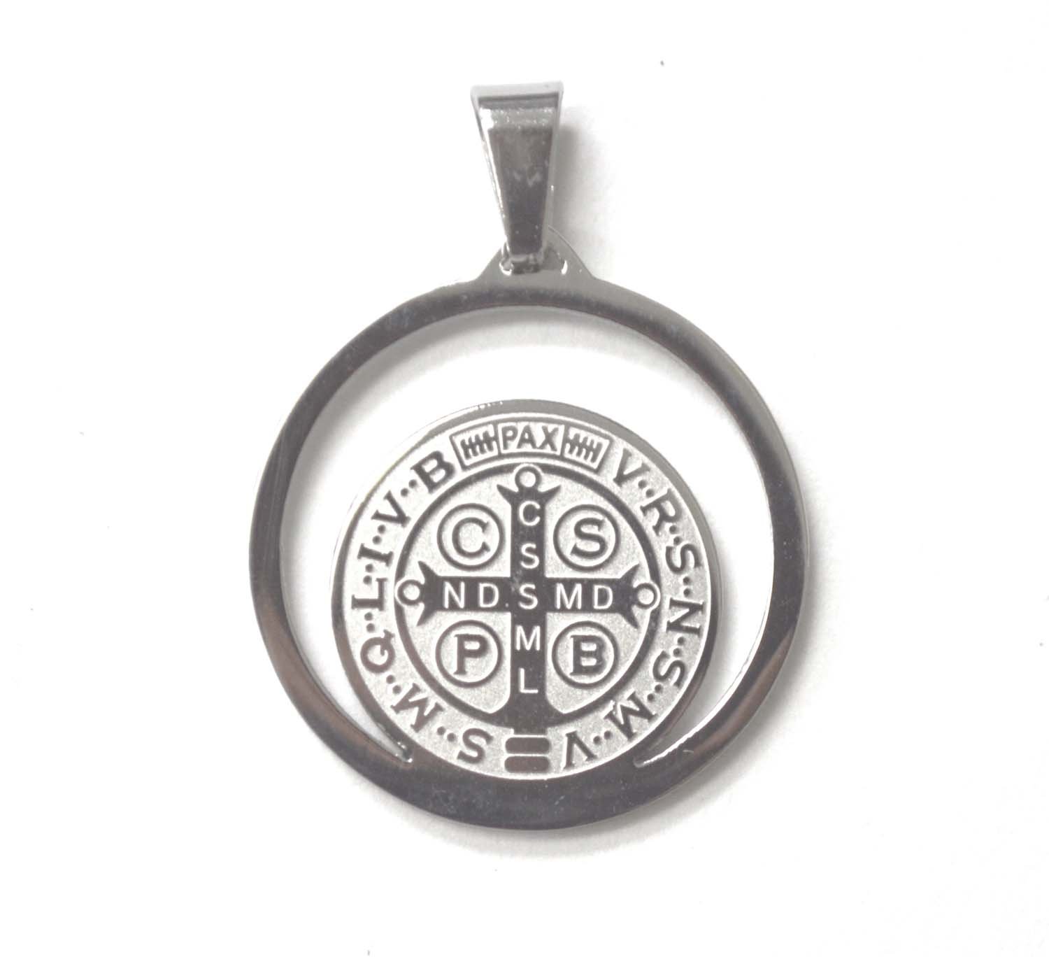 San Beneto Stainless Steel Medallion 86-1265