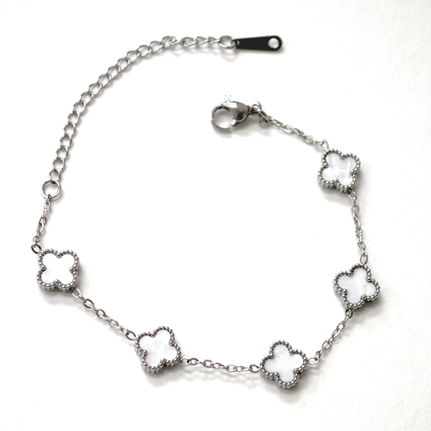 Designers Inspired Stainless Steel Bracelet 84-1973S-9 MOP