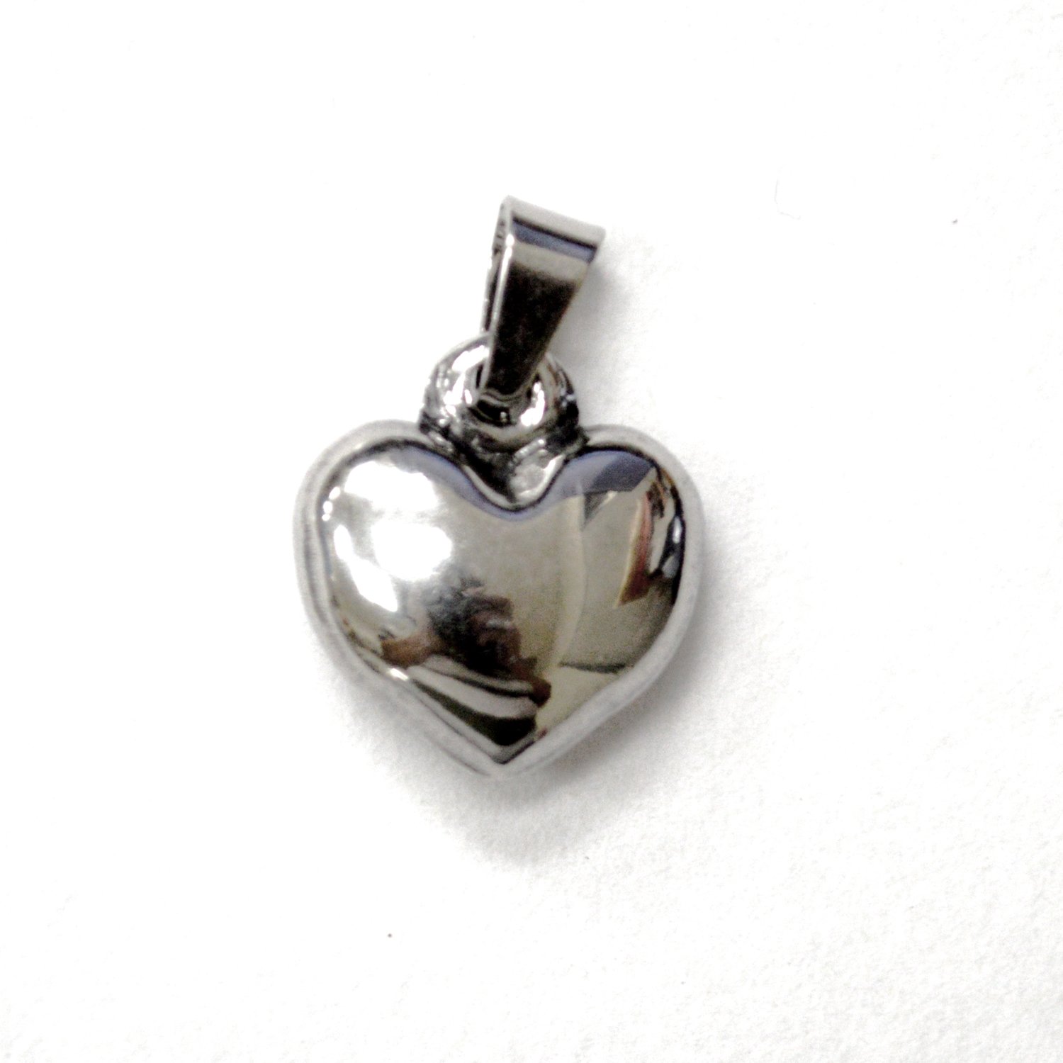 Puff Heart Stainless Steel Pendant 86-2495S