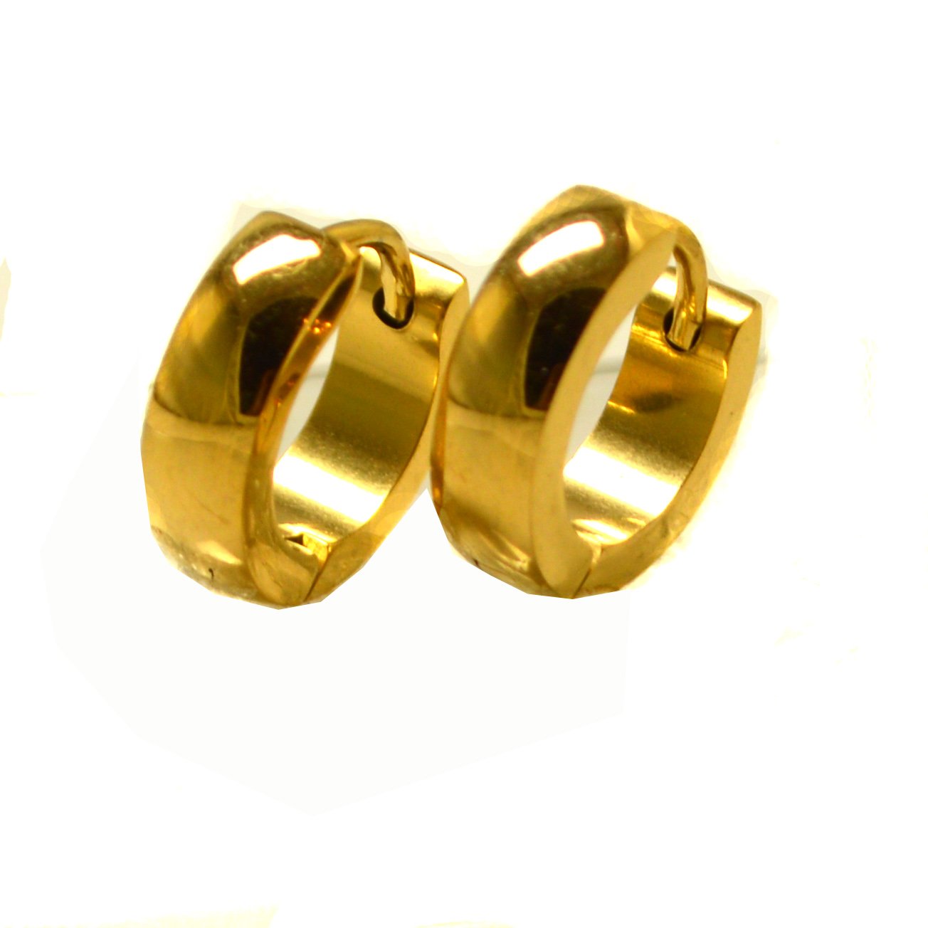 Gold IP Plated Huggies Earring 83-585G