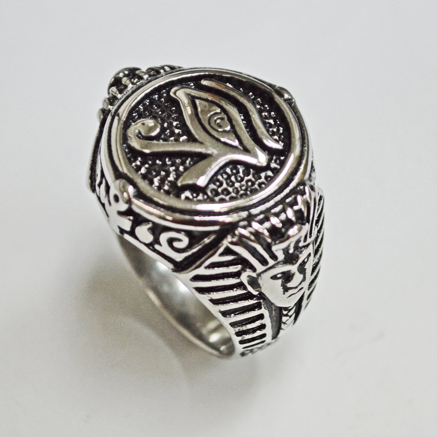Eye Of Horus Stainless Steel Ring 81-1269