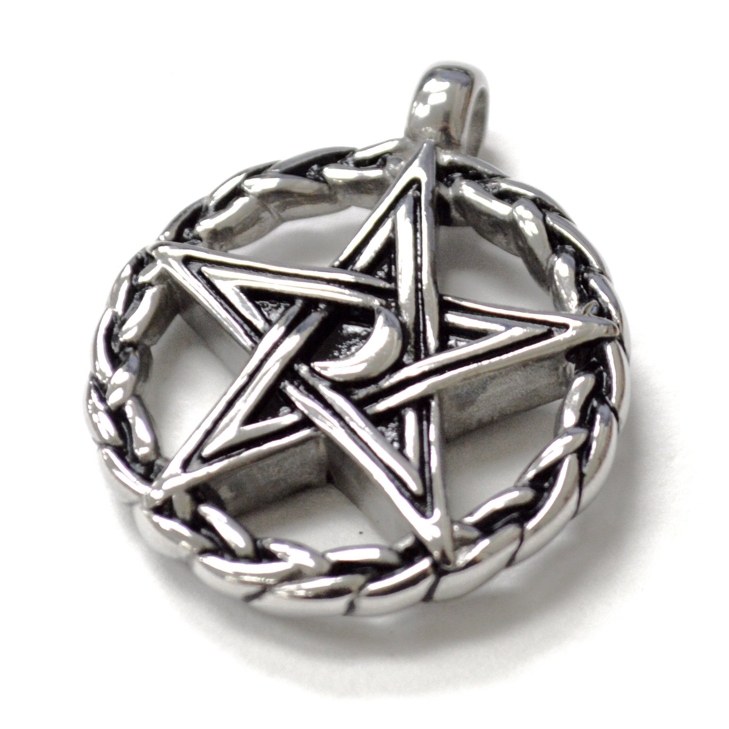 Pentagram Star Stainless Steel Pendant 86-2982